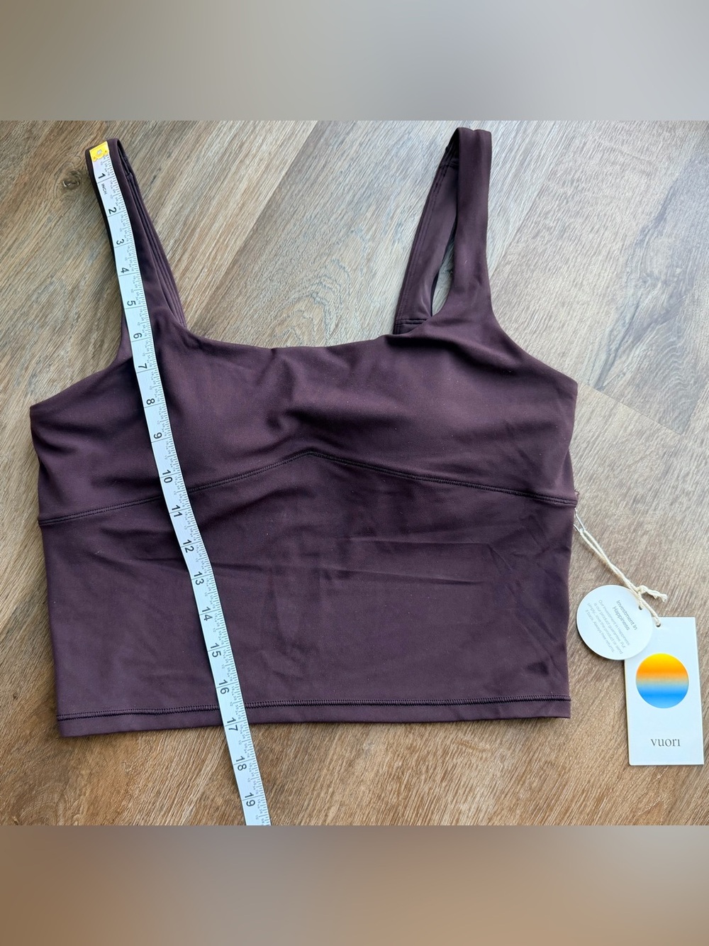 🆕 VUORI | AllTheForm Support Tank | Raisin | Built In Bra - Picture 10 of 10